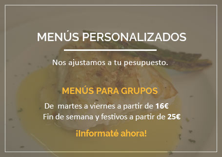 Menú para grupos